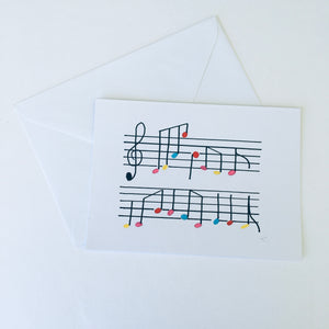 Hand Painted Gift Card Pack - Musical