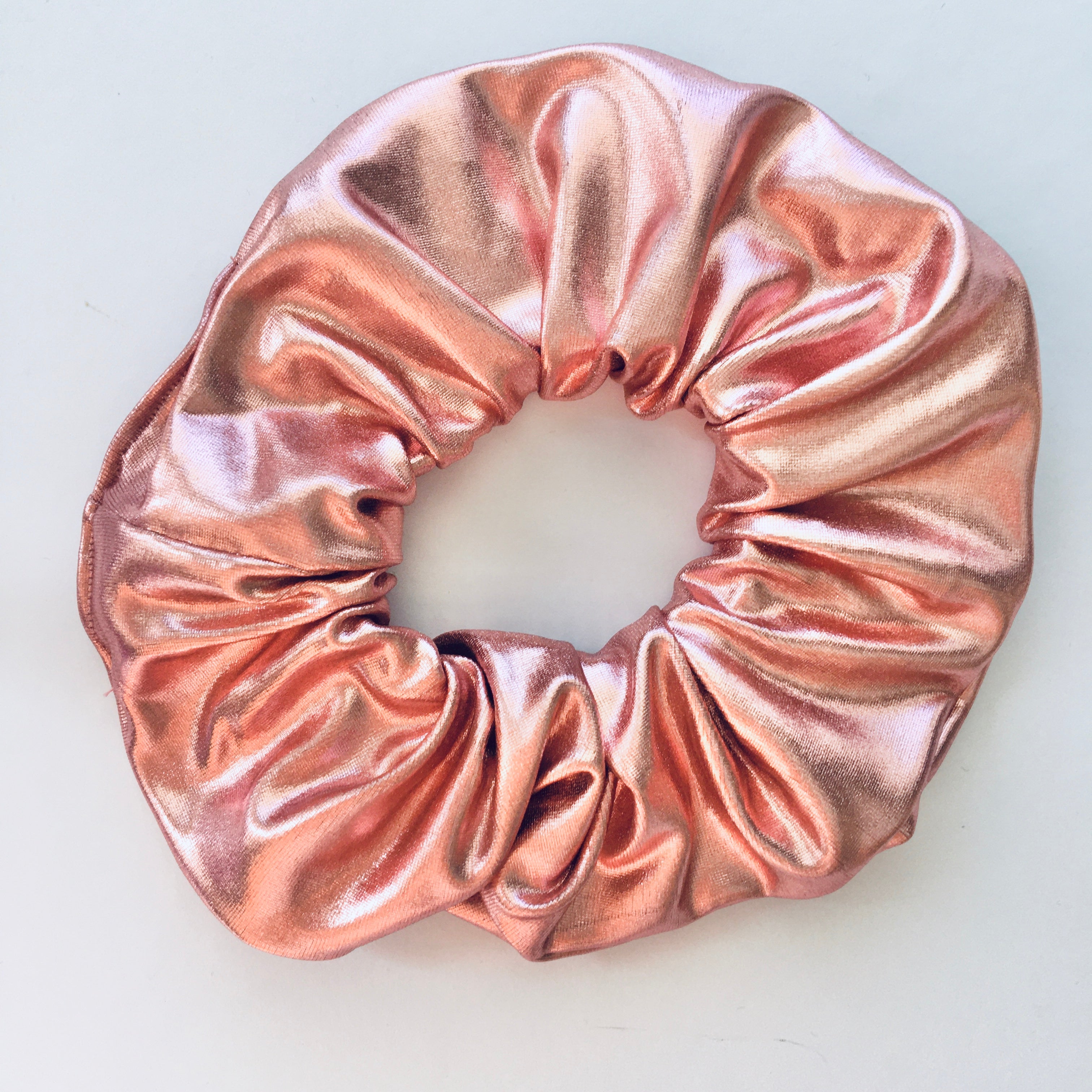 Scrunchie - Metallic Rose Gold