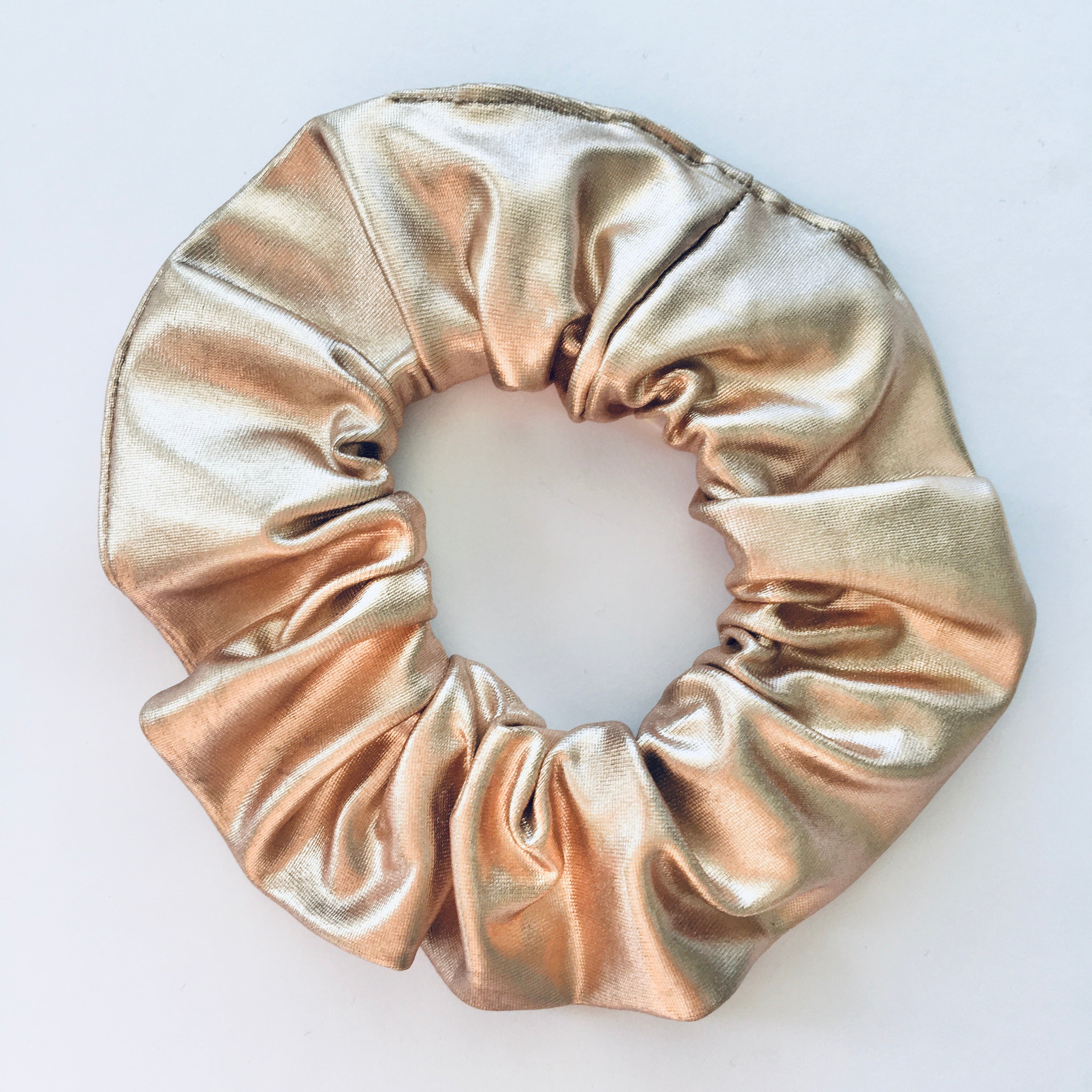 Scrunchie - Metallic Gold